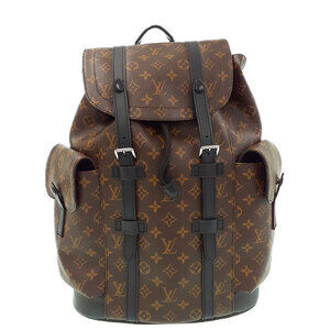Louis Vuitton Monogram Macassar Christopher Backpack